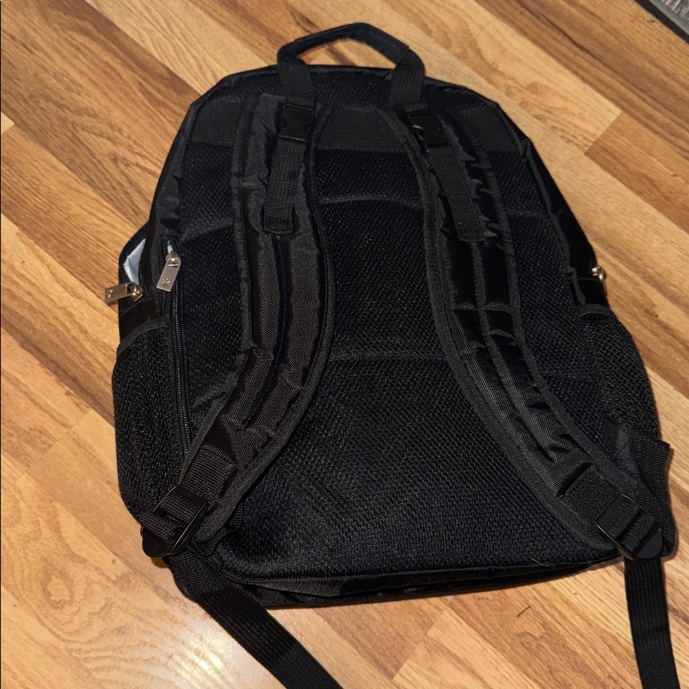 Skip Hop Jet Black  via  diaper Backpack NWT - Picture 11 of 13